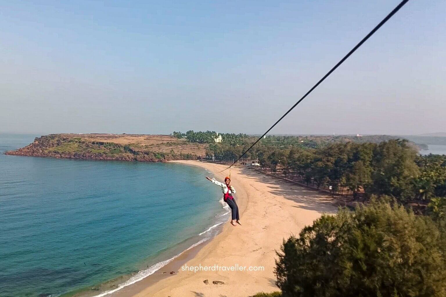 Devgad Zipline The longest beach zipline in India