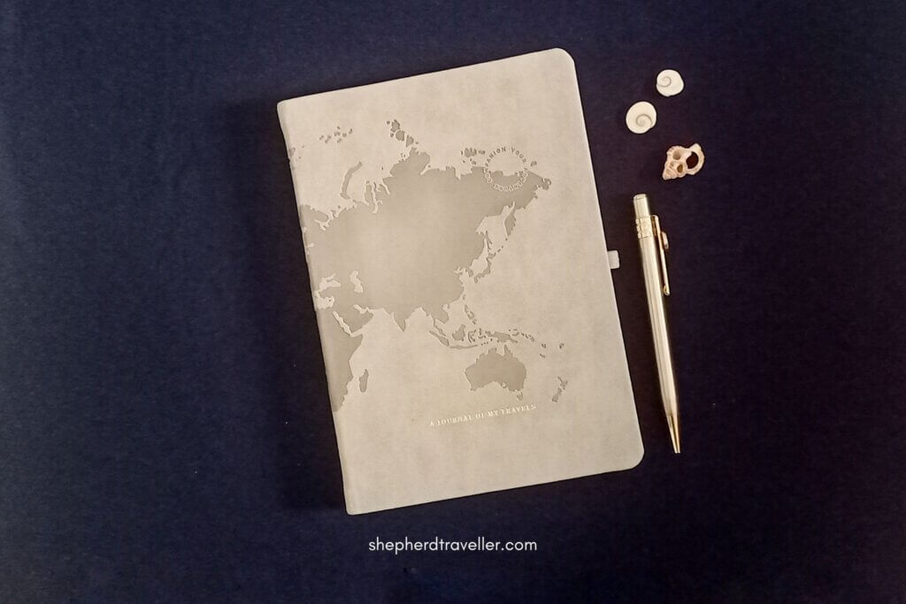 travel journal diary - trip journal - smythson travel journal